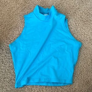Blue dance top